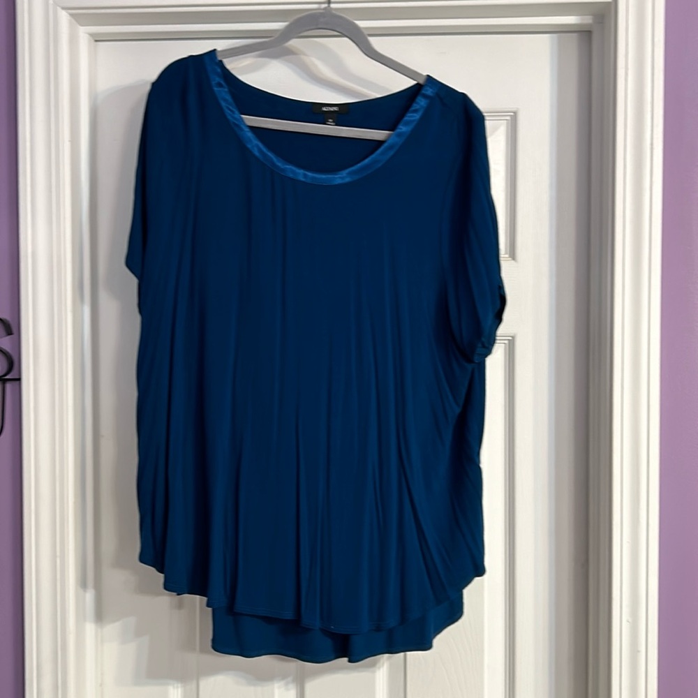 Alfani dark teal blouse